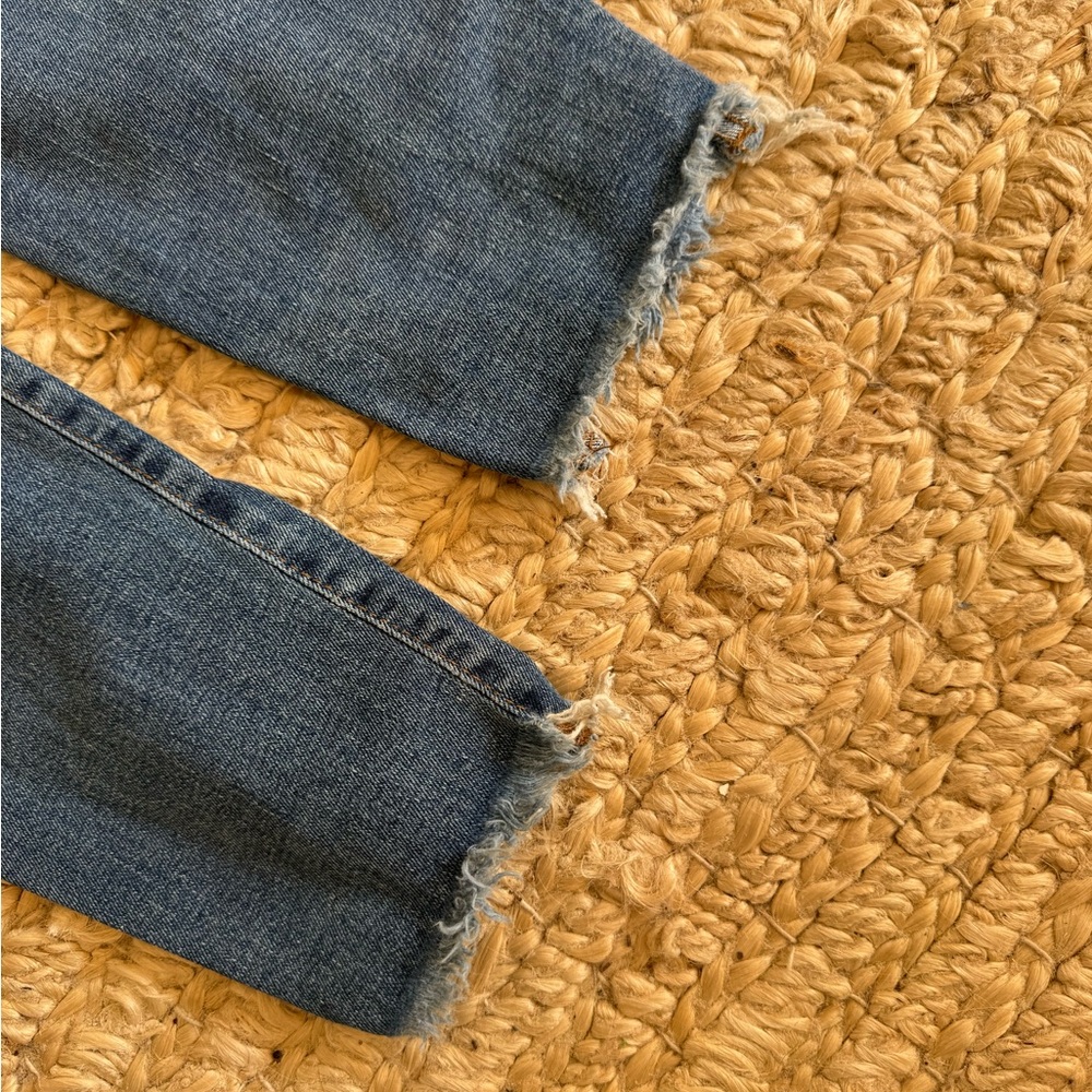 Madewell Frayed Hem Blue Jeans size 29T